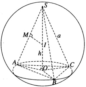Lý thuyết về mặt cầu - mặt cầu ngoại tiếp khối chóp 10