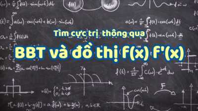 Dạng bài tìm cực trị của hàm số dựa vào bảng biến thiên, đồ thị của f(x) f'(x) cực hay 22