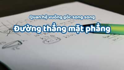 Quan hệ vuông góc và song song của đường thẳng, mặt phẳng trong không gian 7