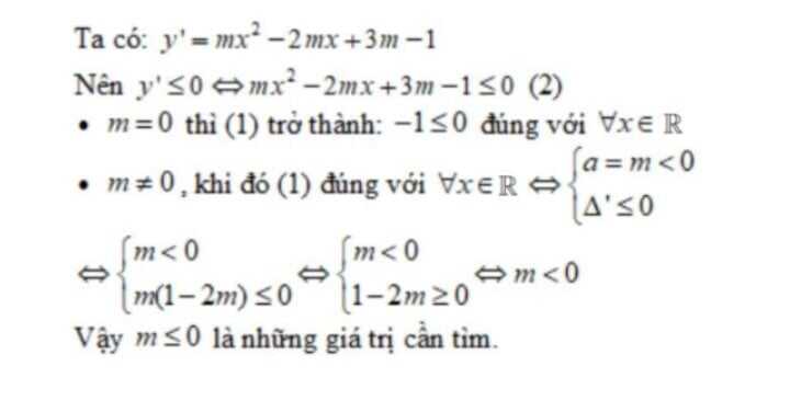 30 bài tập trắc nghiệm vận dụng các quy tắc tính đạo hàm (có đáp án) 10