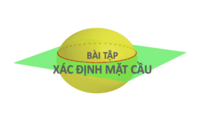 Dạng toán xác định mặt cầu - hướng dẫn giải và bài tập 30