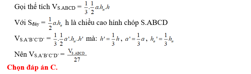 20 câu bài tập tính thể tích hình chóp có lời giải chi tiết nhất 21