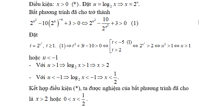 10 câu bài tập Bất phương trình Lôgarit khó có lời giải chi tiết nhất 5