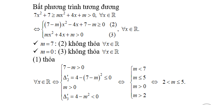 10 câu bài tập Bất phương trình Lôgarit khó có lời giải chi tiết nhất 7
