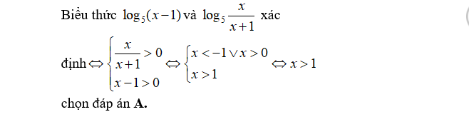 15 câu trắc nghiệm phương trình Lôgarit cơ bản có lời giải chi tiết nhất 5