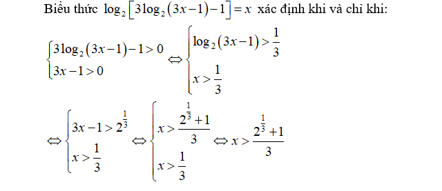 15 câu bài tập bất phương trình lôgarit cơ bản có lời giải chi tiết nhất 4