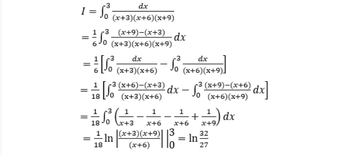 20 câu bài tập tích phân hàm số hữu tỉ có lời giải chi tiết nhất 9