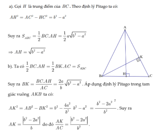 Hệ thức lượng trong tam giác và giải tam giác - Lý thuyết và bài tập có đáp án 18