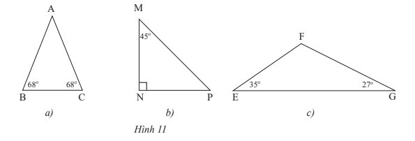 Giải SGK bài 3 Tam giác cân trang 59, 60, 61, 62, 63 Toán 7 Chân trời sáng tạo Tập 2 23