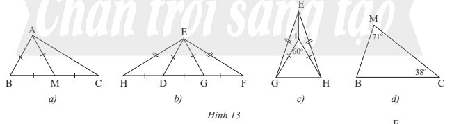 Giải SGK bài 3 Tam giác cân trang 59, 60, 61, 62, 63 Toán 7 Chân trời sáng tạo Tập 2 25