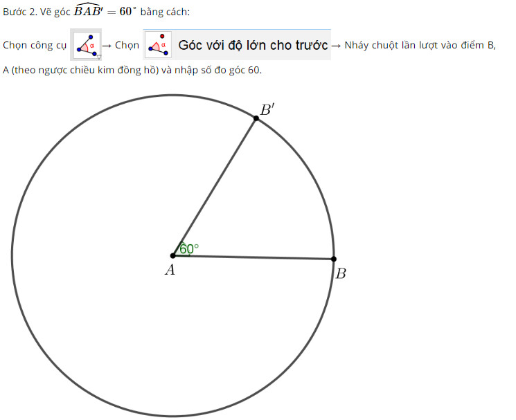 Giải SGK Vẽ hình đơn giản với Geogebra Toán 7 Kết nối tri thức tập 1 57